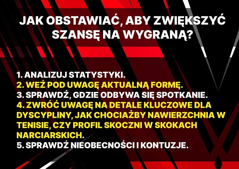 jak obstawiać aby zwiększyć szansę na wygraną